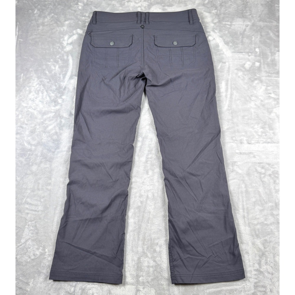 Prana Halle Hiking Pants Womens 10 Gray‎ Stretch Zion Roll Up Leg Outdoor - Picture 5 of 12